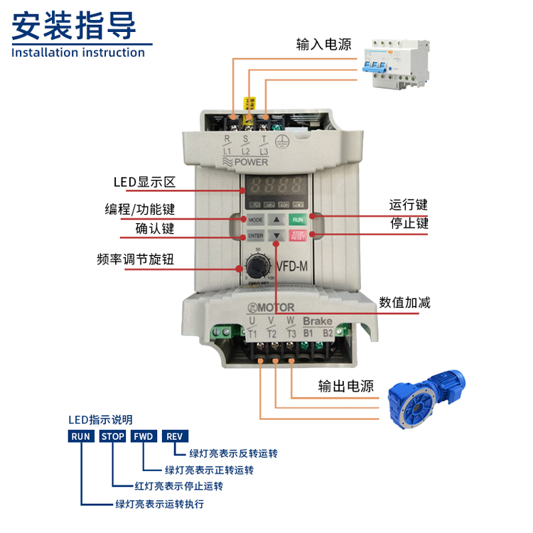 500系列變頻器安裝指導